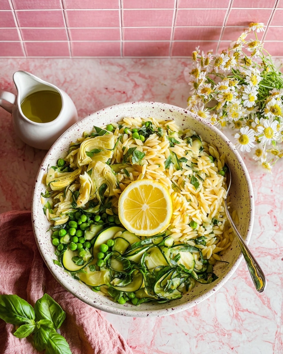 Lemon Basil Pasta Salad Recipe
