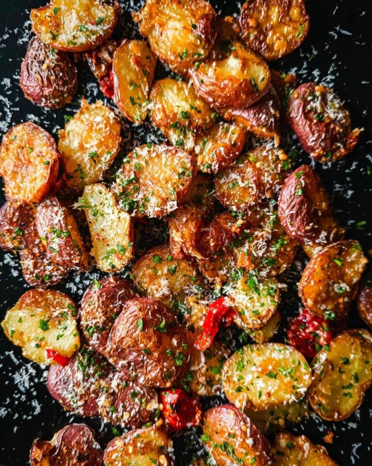 Easy Smashed Fingerling Potatoes Recipe