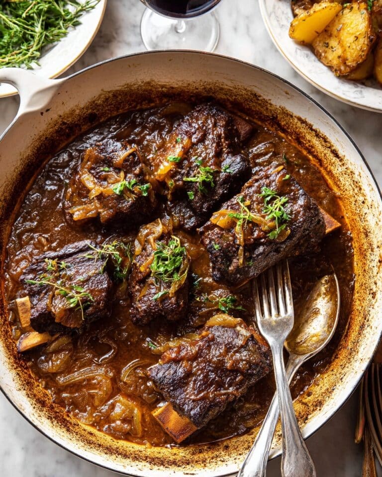 Cider Braised Pot Roast with Crispy Sage Potatoes Recipe