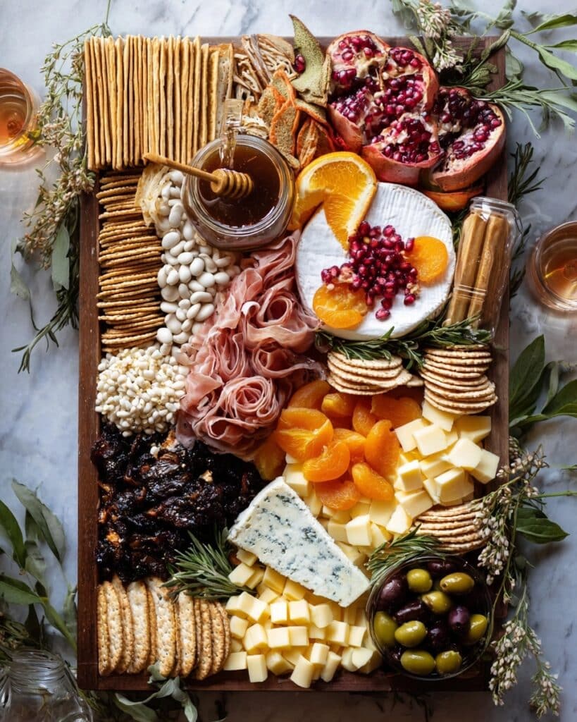 Easy Holiday Cheese Board Recipe