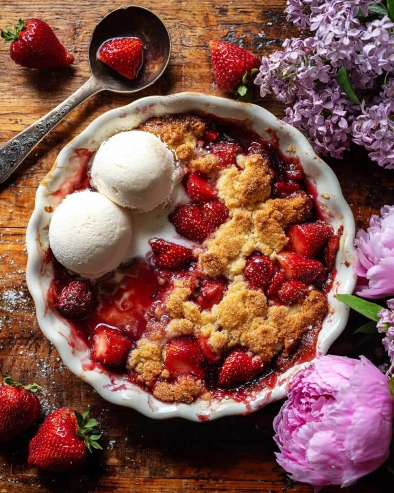 Easy Strawberry Spoon Cake Recipe