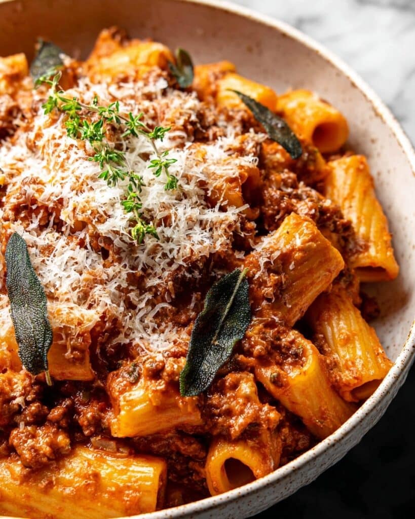 Pot Roast Sunday Sauce and Rigatoni Recipe