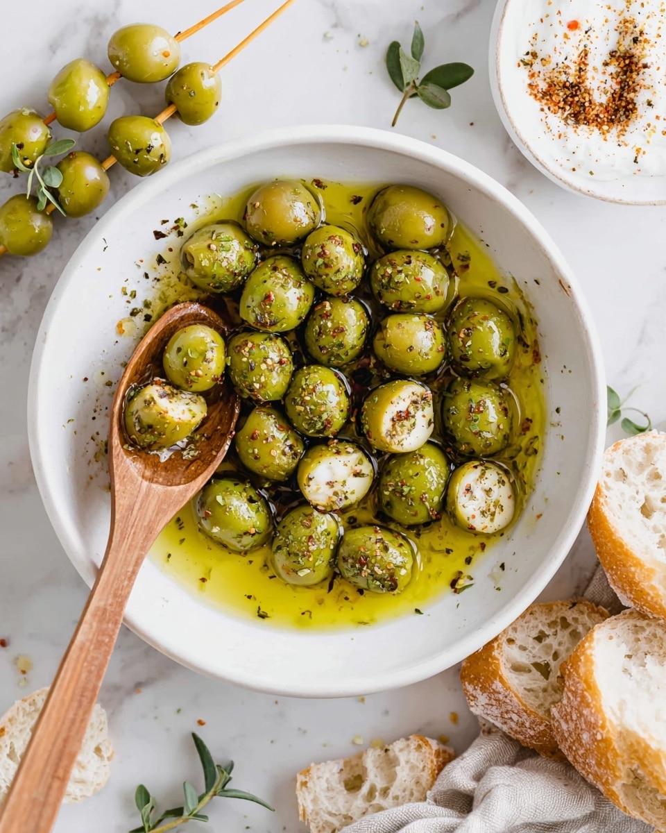 Elegant Cheese Stuffed Olives Recipe