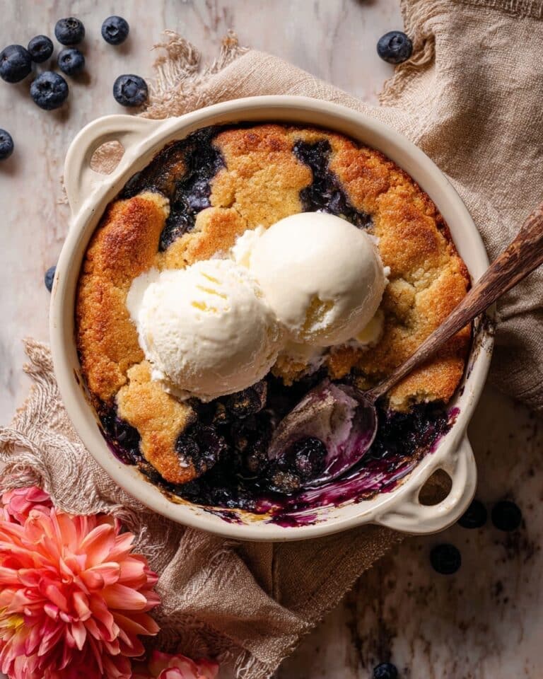 Easy Blueberry Cobbler Recipe