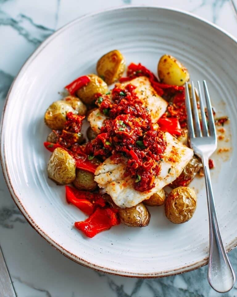 Baked Piri-Piri Tilapia with Crushed Potatoes Recipe
