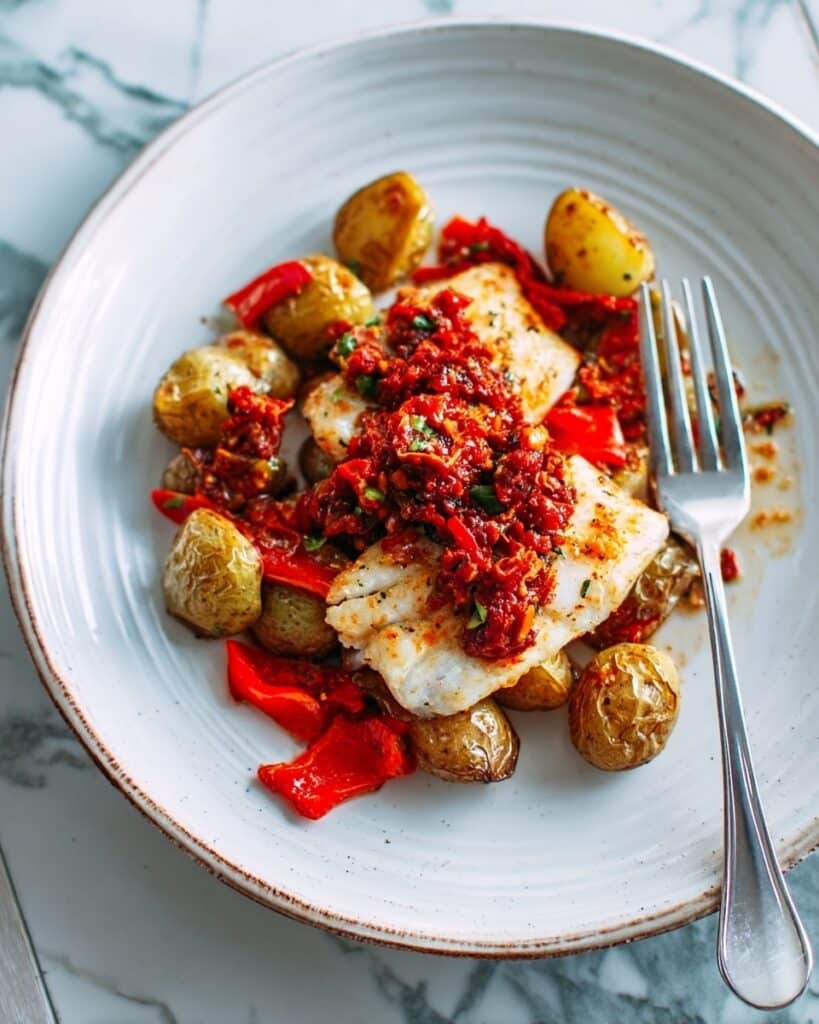 Baked Piri-Piri Tilapia with Crushed Potatoes Recipe