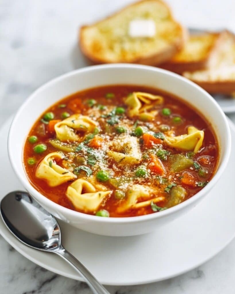 Hearty Pasta Soup with Spinach and Ricotta Recipe