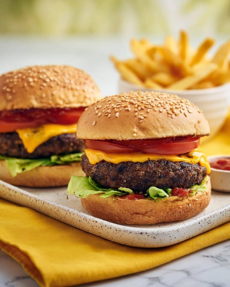 Juicy Lucy Burgers Stuffed with Cheese & Pickle Recipe