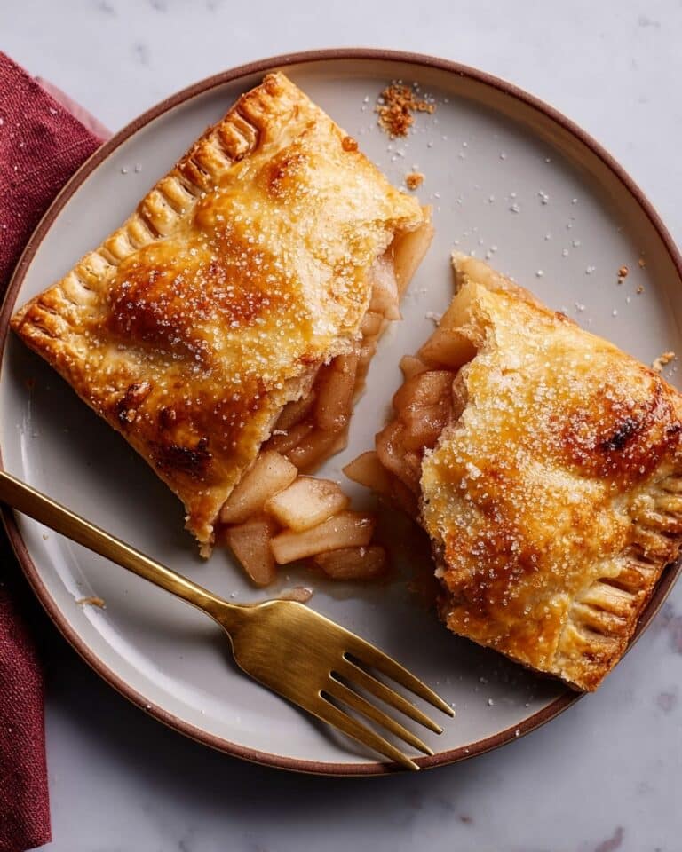 Apple Turnovers with Cinnamon and Crispy Puff Pastry Recipe