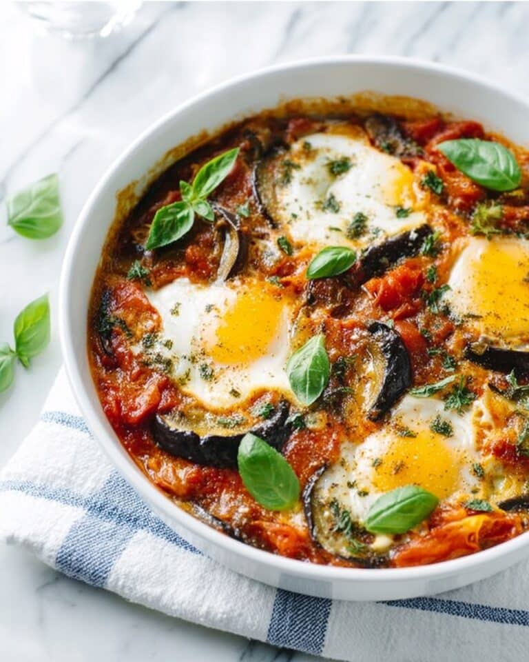 Easy Ratatouille with Poached Eggs Recipe