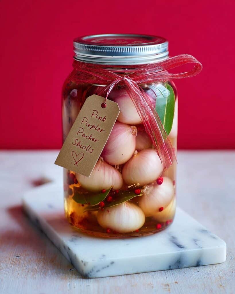 Pink Pepper Pickled Shallots Recipe