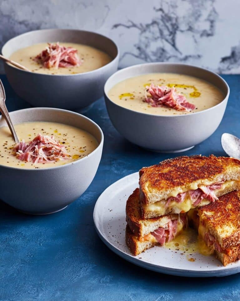 Creamy Celeriac, Mustard & Ham Hock Soup Recipe