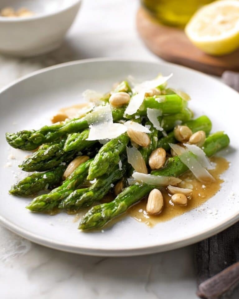 Sautéed Asparagus with Toasted Almonds and Manchego Cheese Recipe