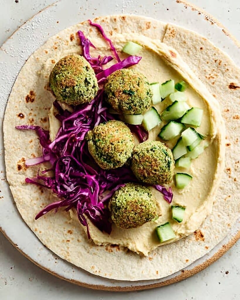 Edamame Falafel Wraps Recipe