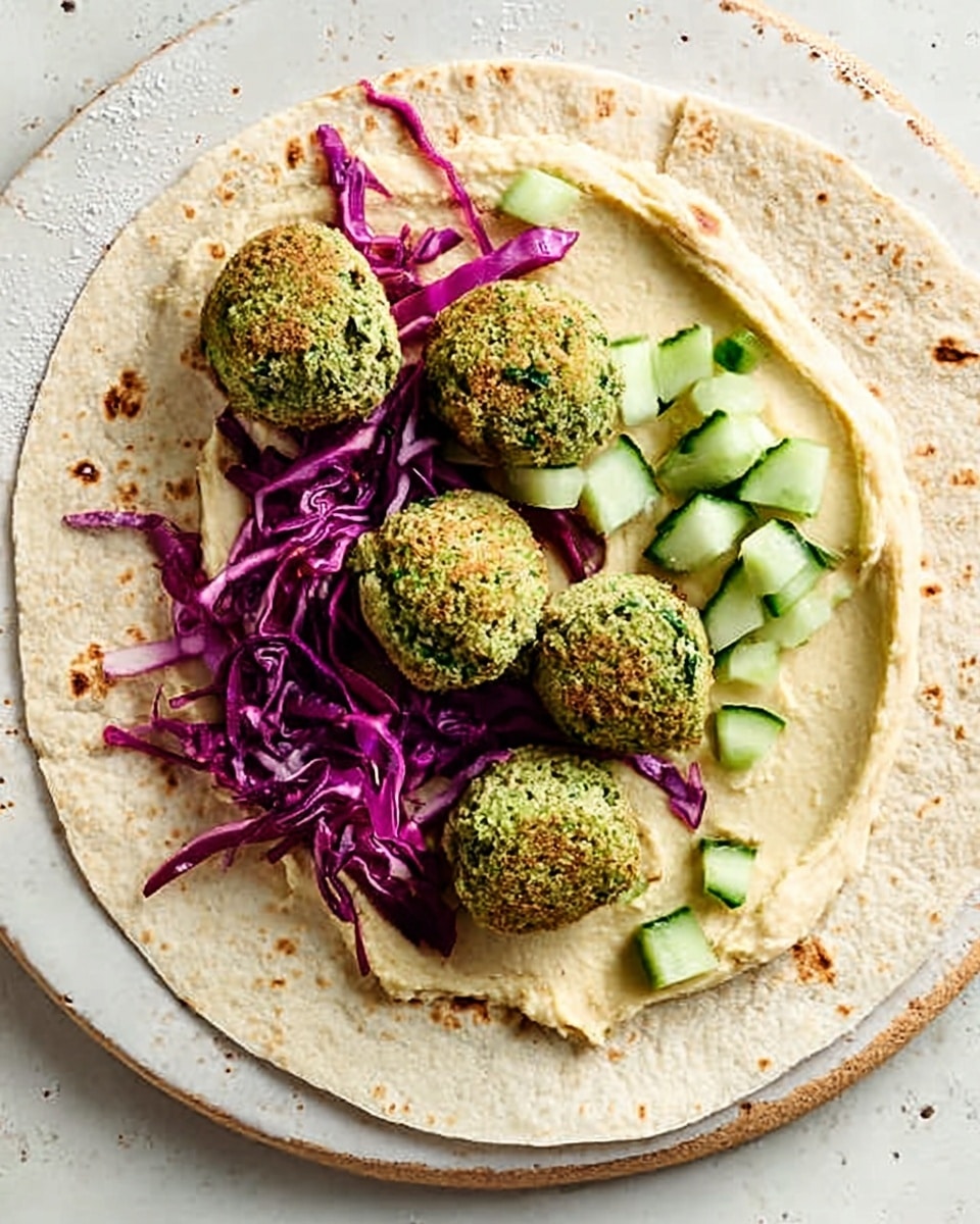 Edamame Falafel Wraps Recipe