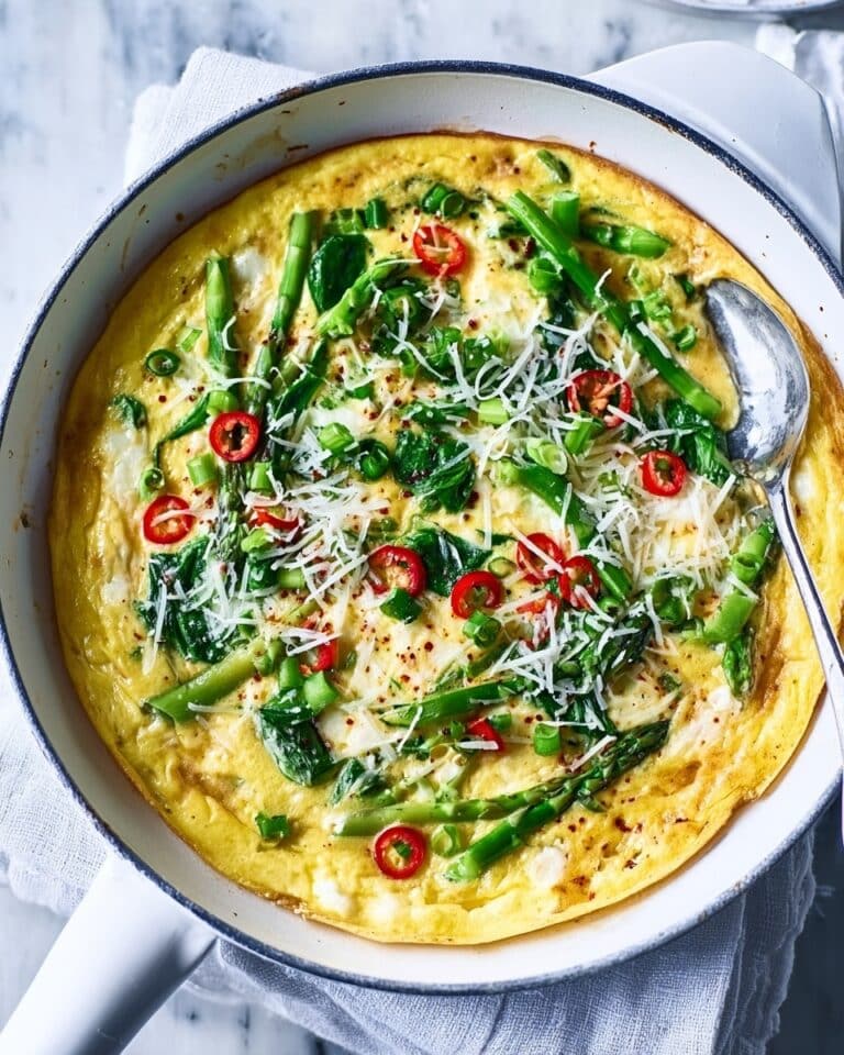 Crab & Asparagus Omelette Recipe