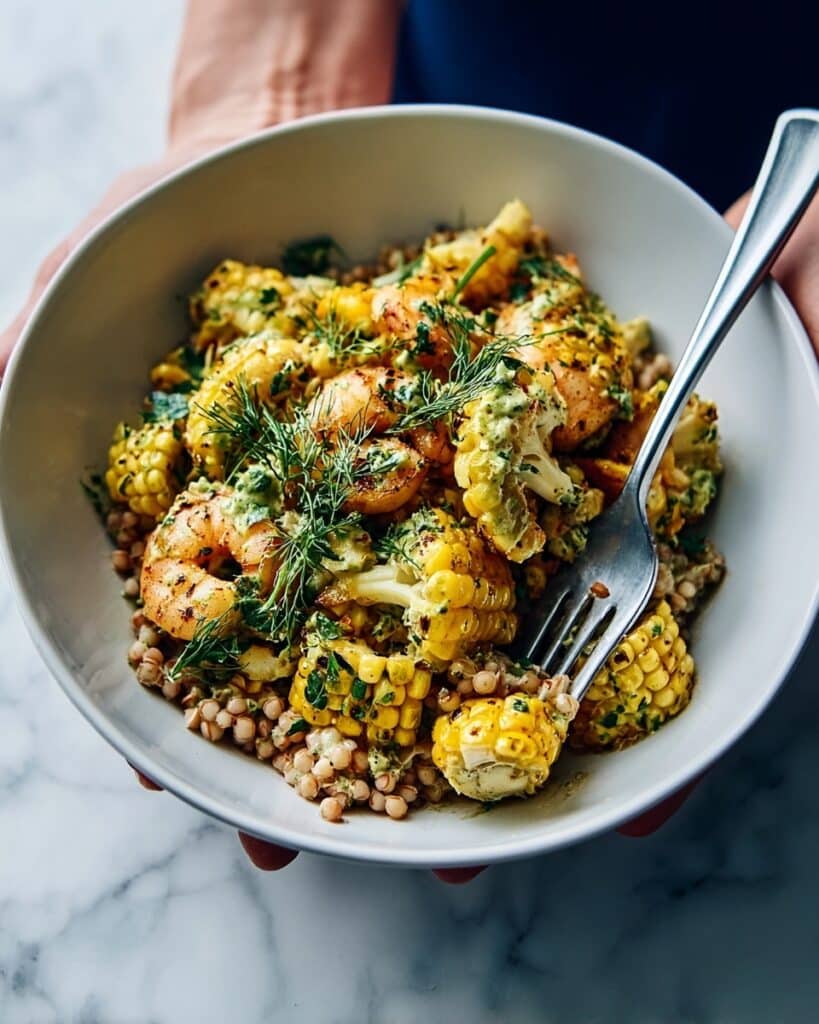 Chicken Meatballs with Quinoa and Curried Cauliflower Recipe