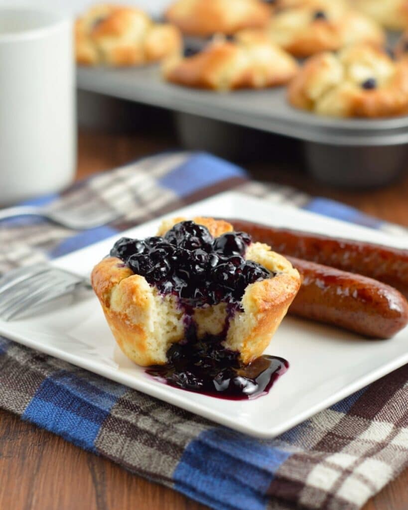 Blueberry French Toast Bake with Blueberry Balsamic Sauce Recipe