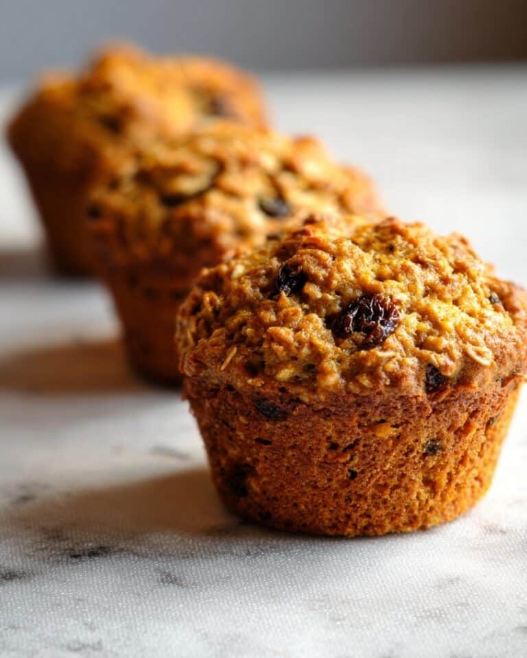 Healthy Carrot Banana Oat Breakfast Muffins Recipe