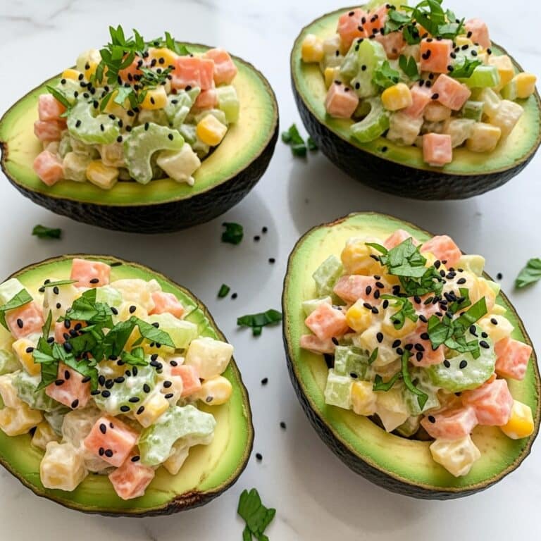Chicken Stuffed Avocado Salad Recipe