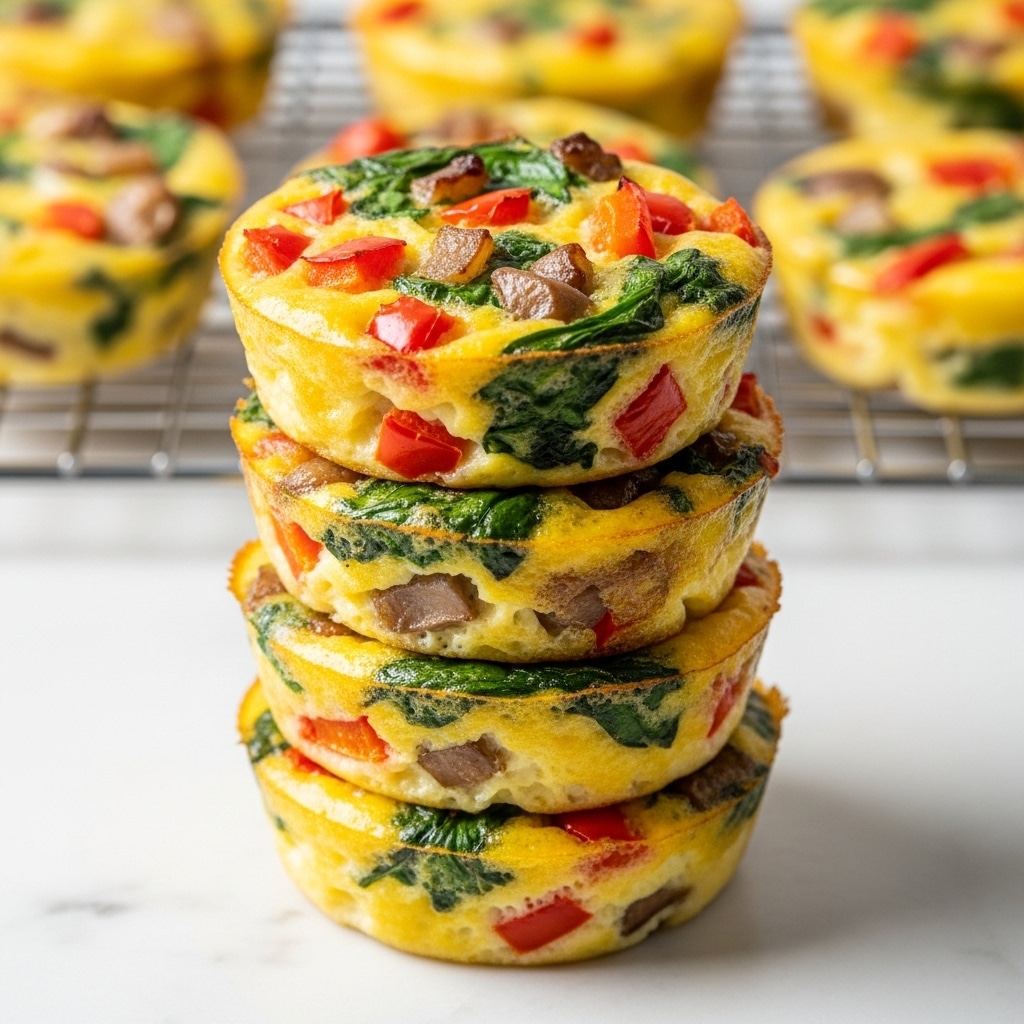 Red Pepper Butternut Basil Egg Muffins Recipe