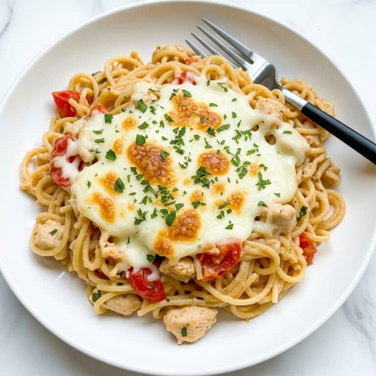 Creamy Chicken Spaghetti Bake Recipe