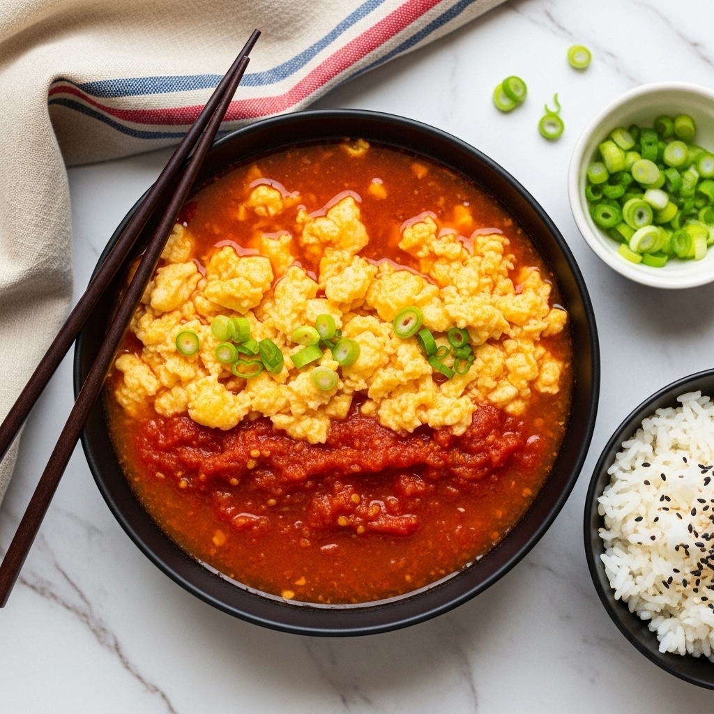 Stir-Fried Tomato and Scrambled Eggs Recipe