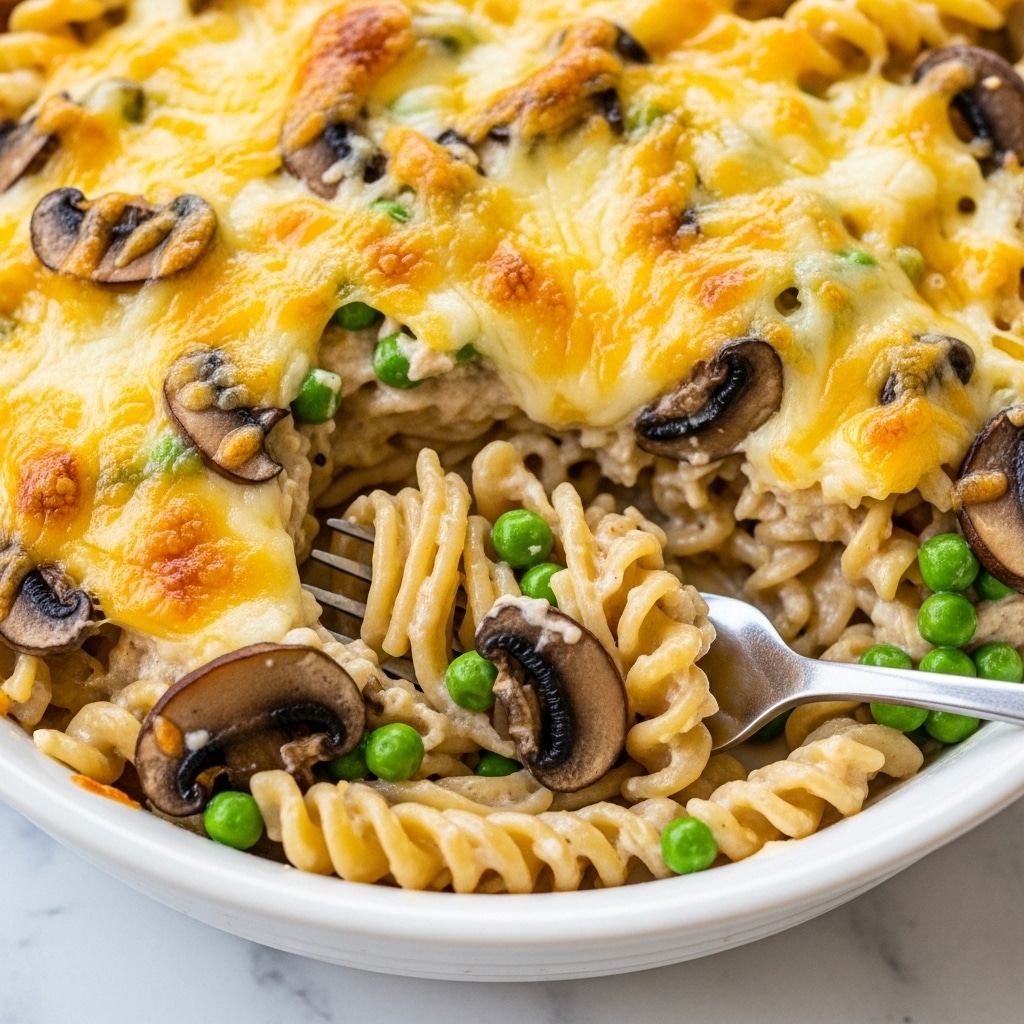 Creamy Chicken Tetrazzini Casserole Recipe