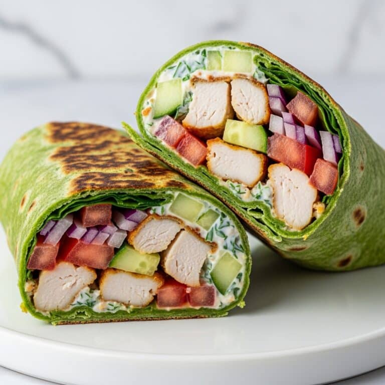 Mediterranean Chicken Wrap Recipe