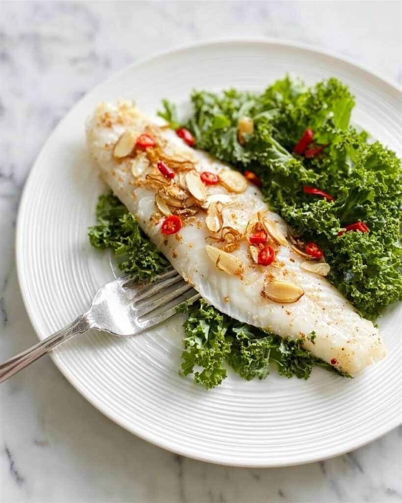 Chinese Steamed Bass with Cabbage Recipe