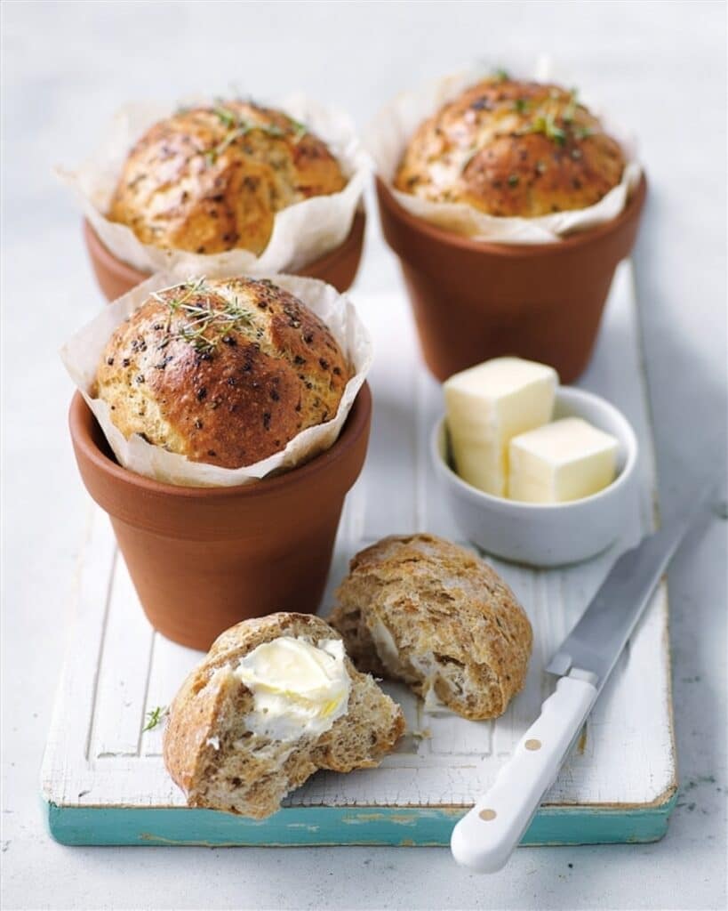 Flowerpot Bread Recipe