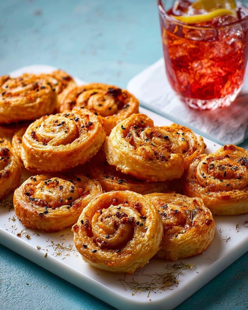 Kimchi, Cheese & Spring Onion Pinwheels Recipe