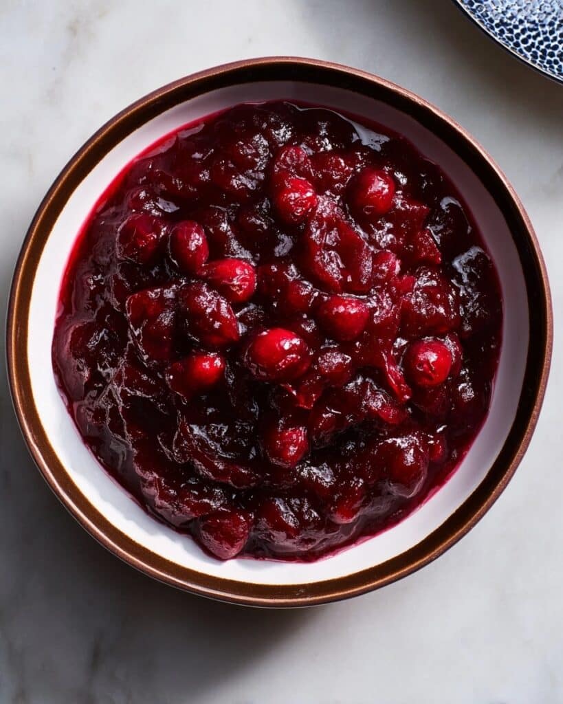 Ruby Cranberry Sauce with Orange and Port Recipe