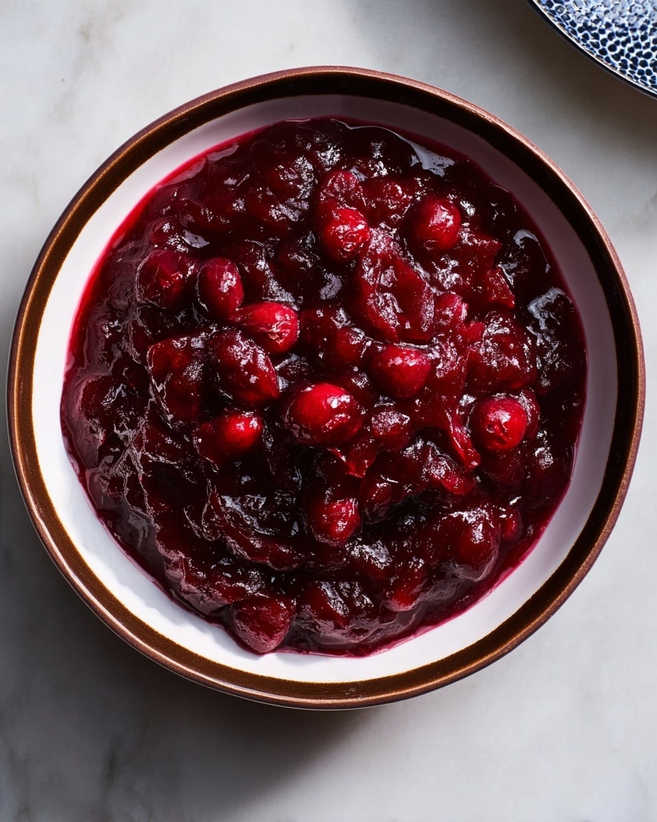 Ruby Cranberry Sauce with Orange and Port Recipe
