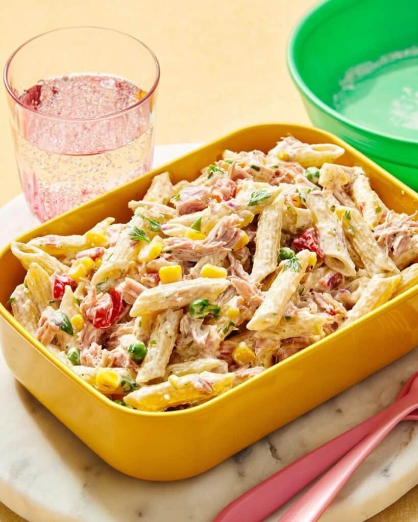 Pasta Salad with Tuna Mayo Recipe