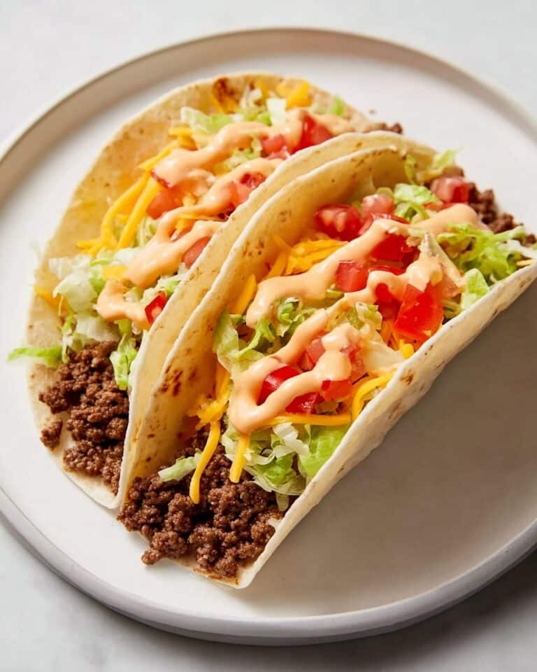 Cheesy Gordita Crunch Tacos Recipe