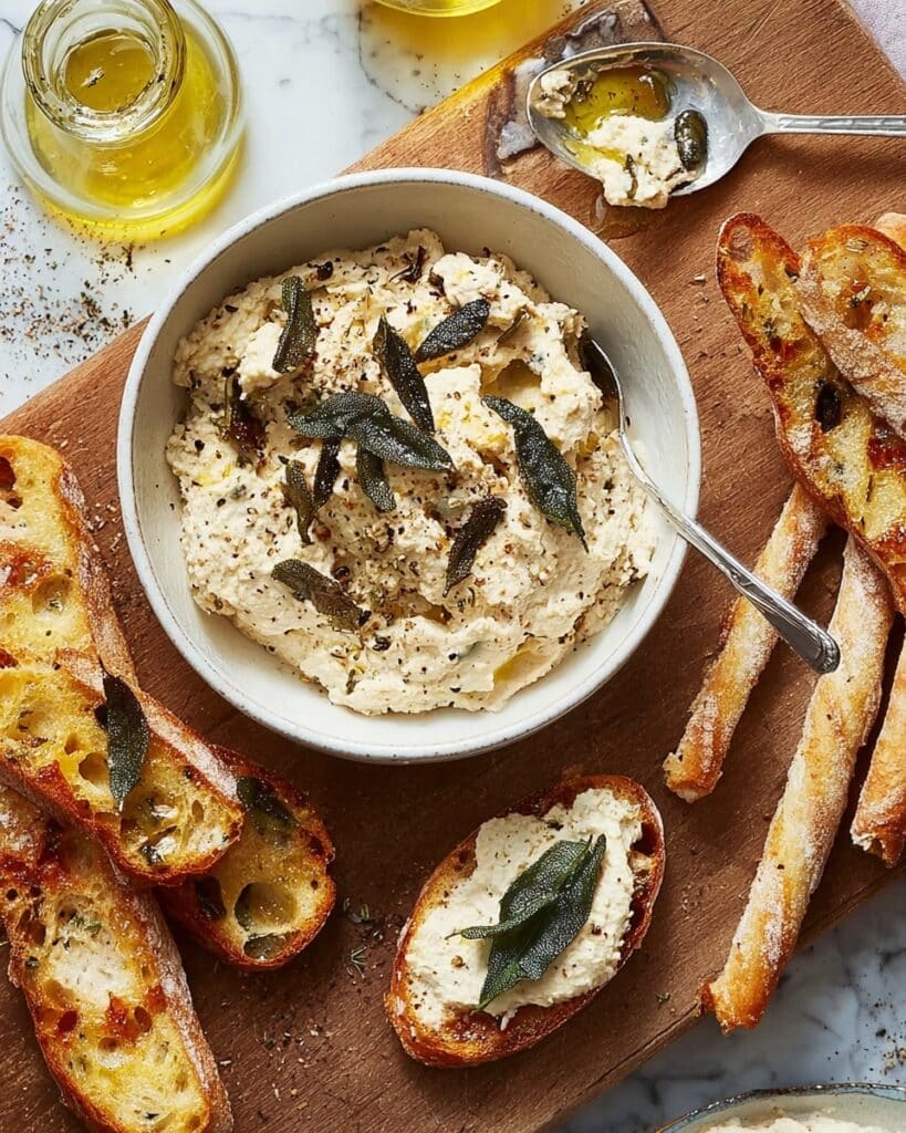 Smashed Cannellini Bean Crostini Recipe