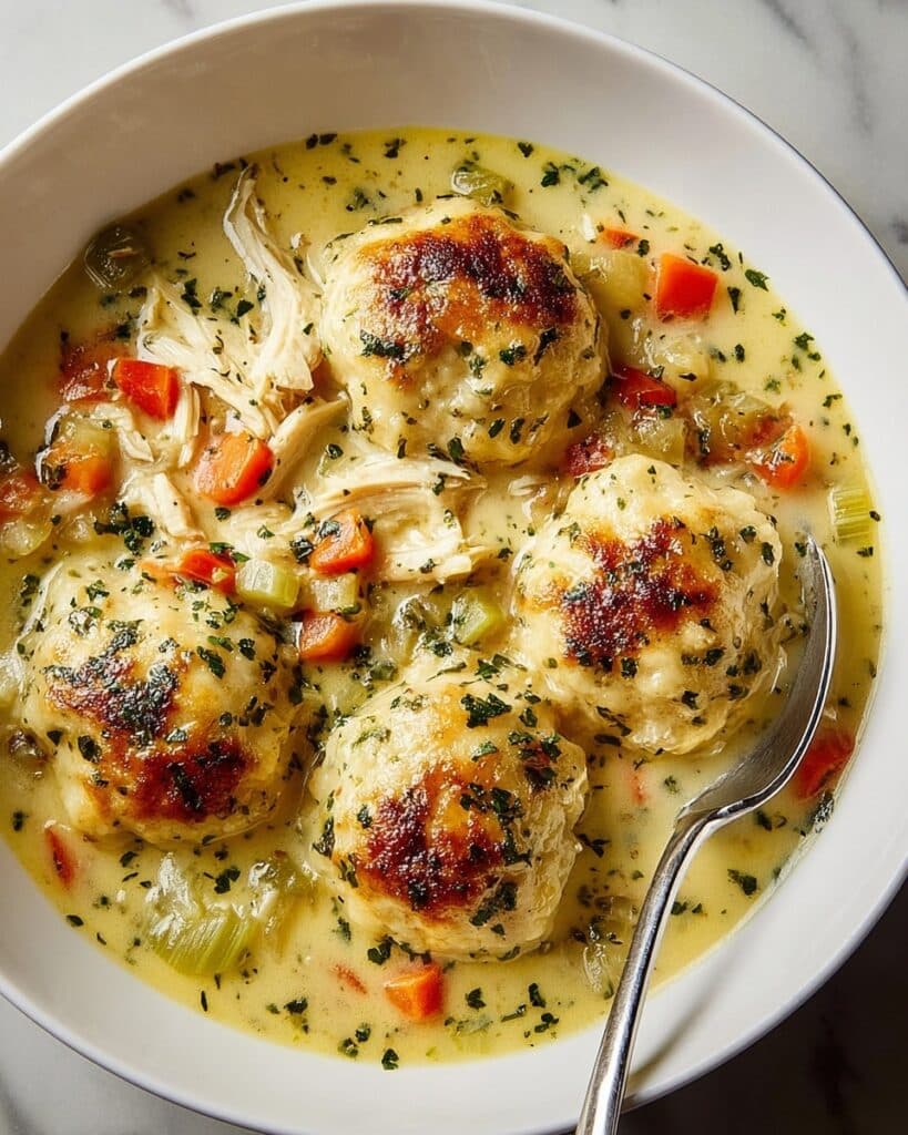 Slow Cooker Chicken Dumplings Recipe