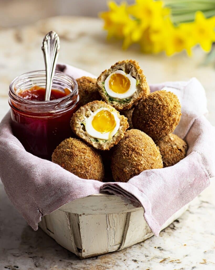 Falafel Scotch Eggs Recipe