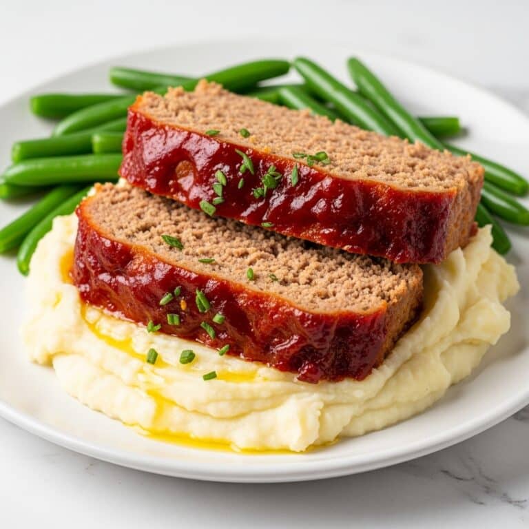 Turkey Meatloaf with Cheddar and BBQ Sauce Recipe
