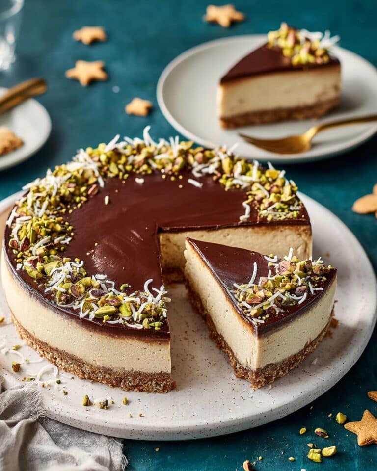 Dubai Chocolate Pistachio Cheesecake Recipe