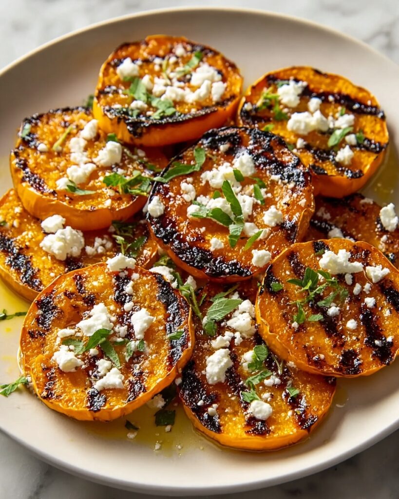 Roasted Sweet Potato Rounds with Honey Feta Recipe