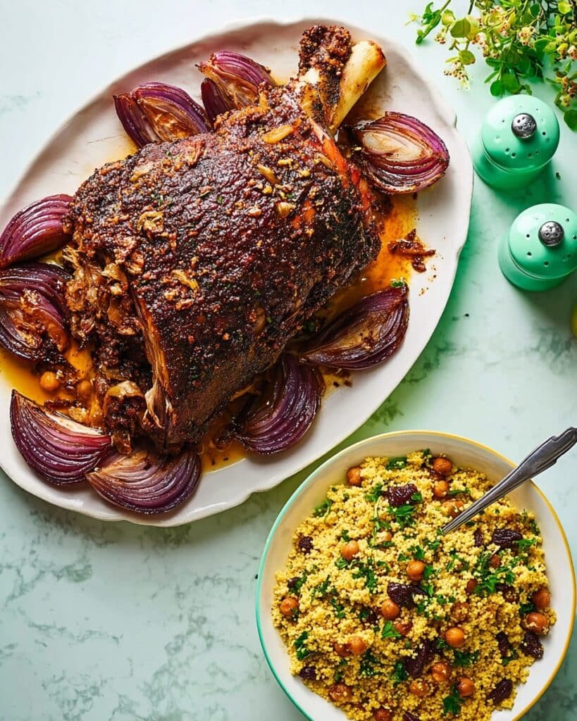 Slow Roast Ras El Hanout Lamb & Couscous Recipe