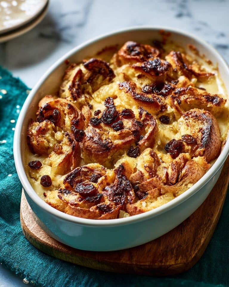 Leftover Yorkshire Pudding Lemon Curd Bread & Butter Pudding Recipe