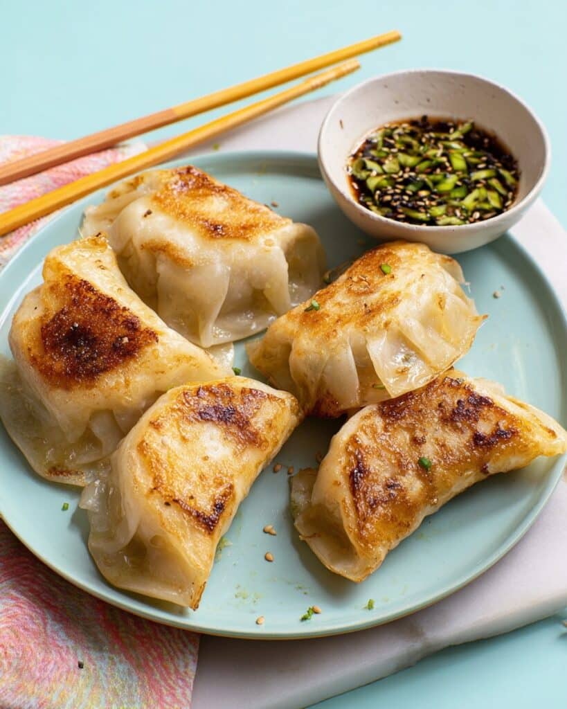 Rice Paper Dumplings with Soy-Vinegar Dipping Sauce Recipe