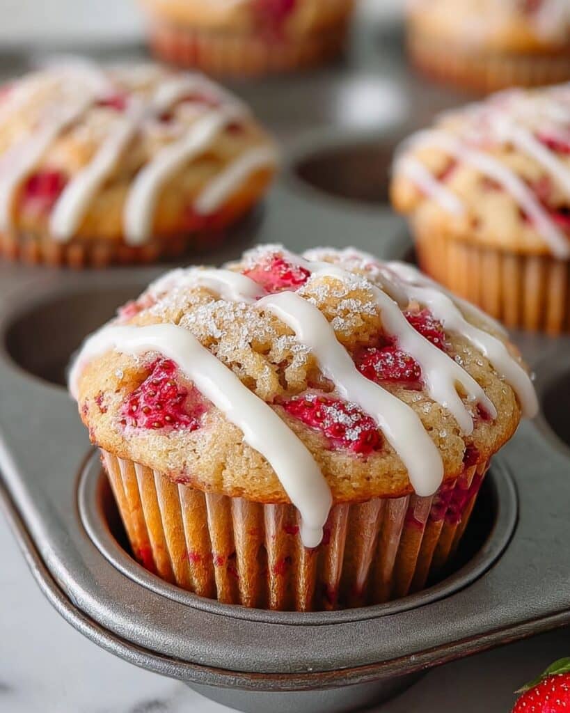 Strawberry Yogurt Muffins Recipe