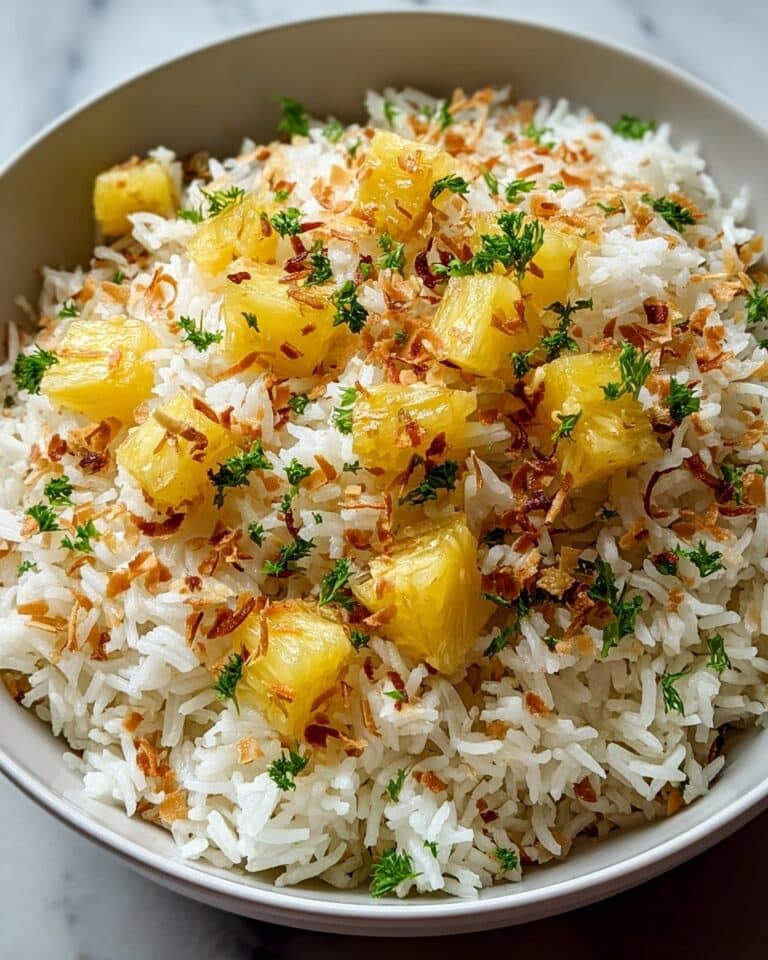 Tropical Coconut Pineapple Rice Recipe