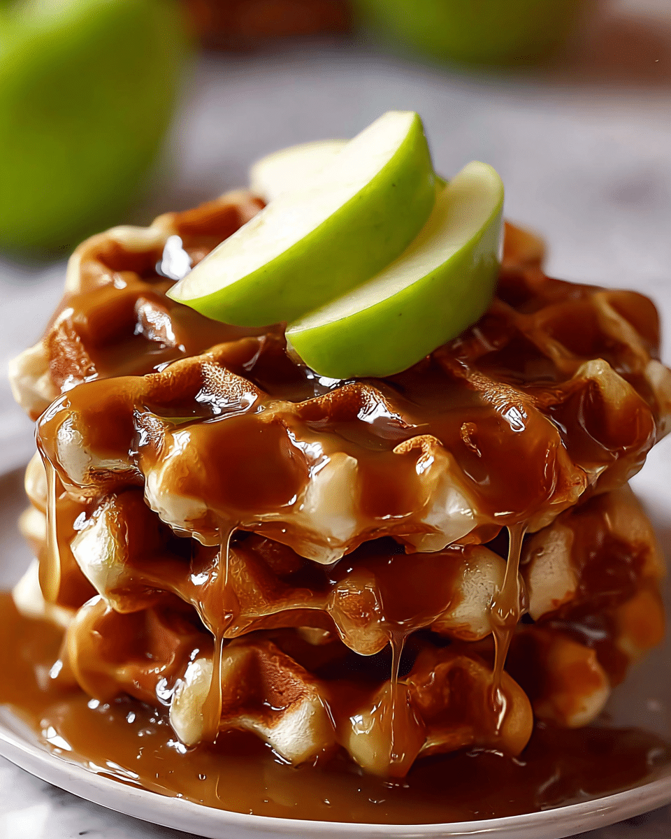 Apple Fritter Waffle Donuts Recipe