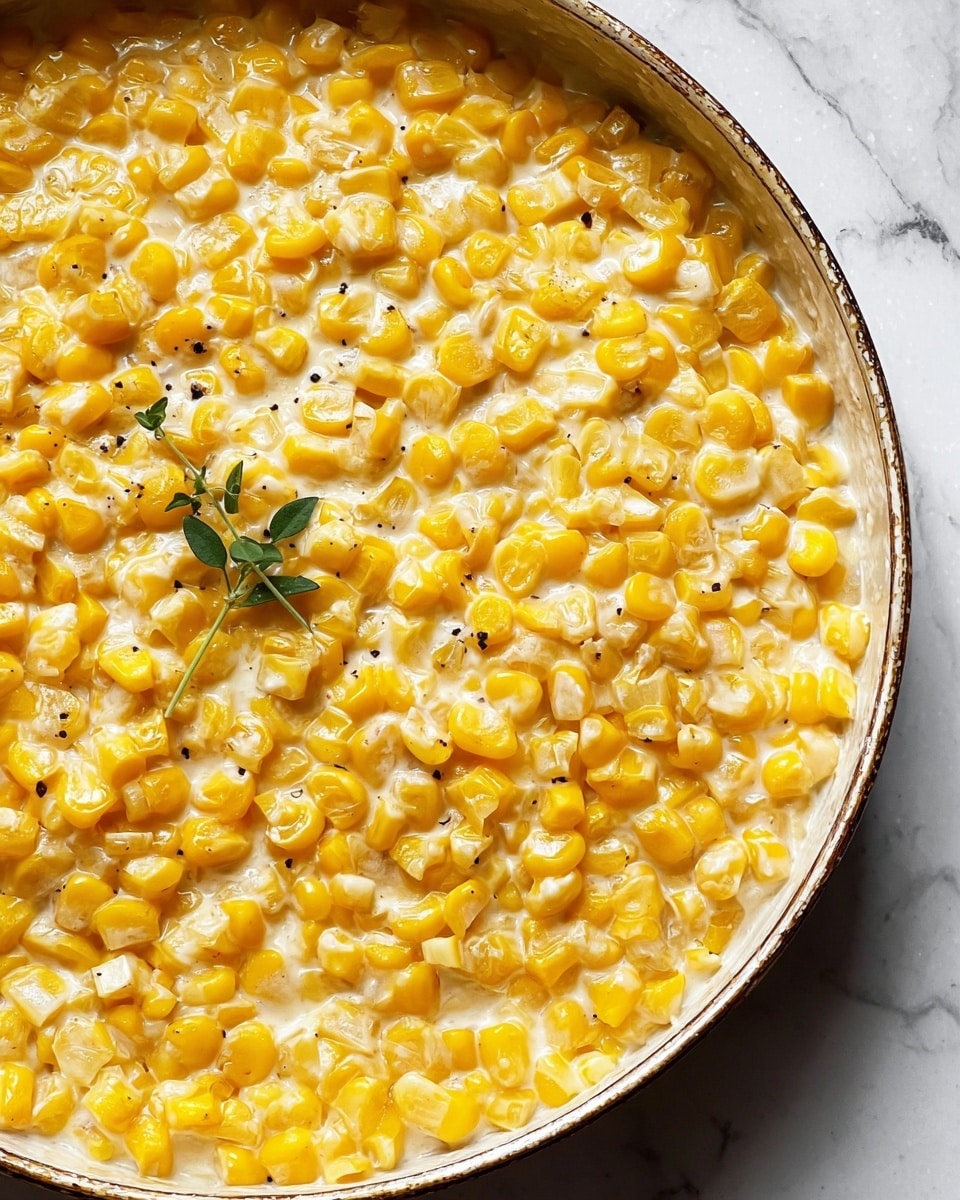 Easy Creamed Corn – A Sweet & Creamy Family Favorite Recipe