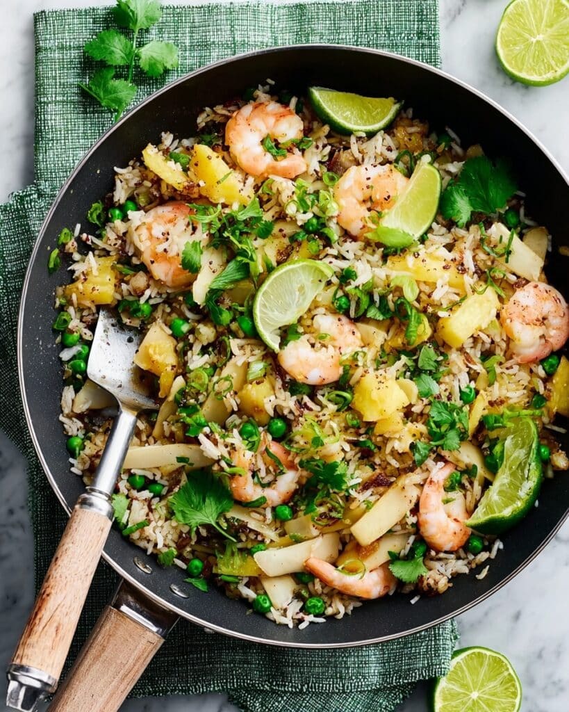 Thai Fried Prawn & Pineapple Rice Recipe